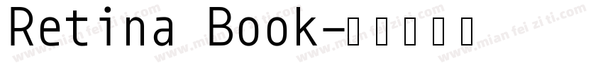 Retina Book字体转换